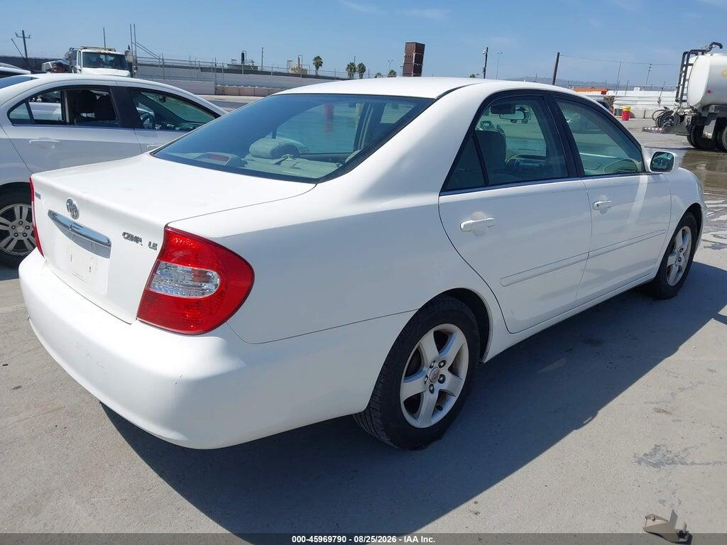 4T1BE32KX2U014604 2002 TOYOTA CAMRY photo no. 4