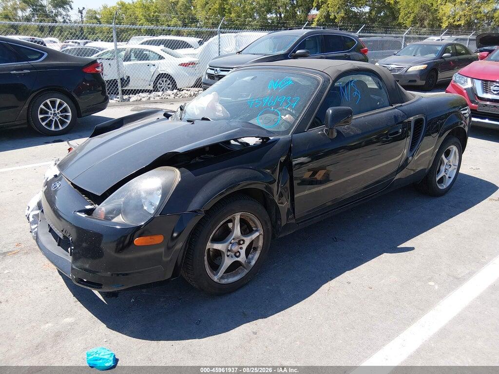 JTDFR320020041858 2002 TOYOTA MR2 SPYDER photo no. 2