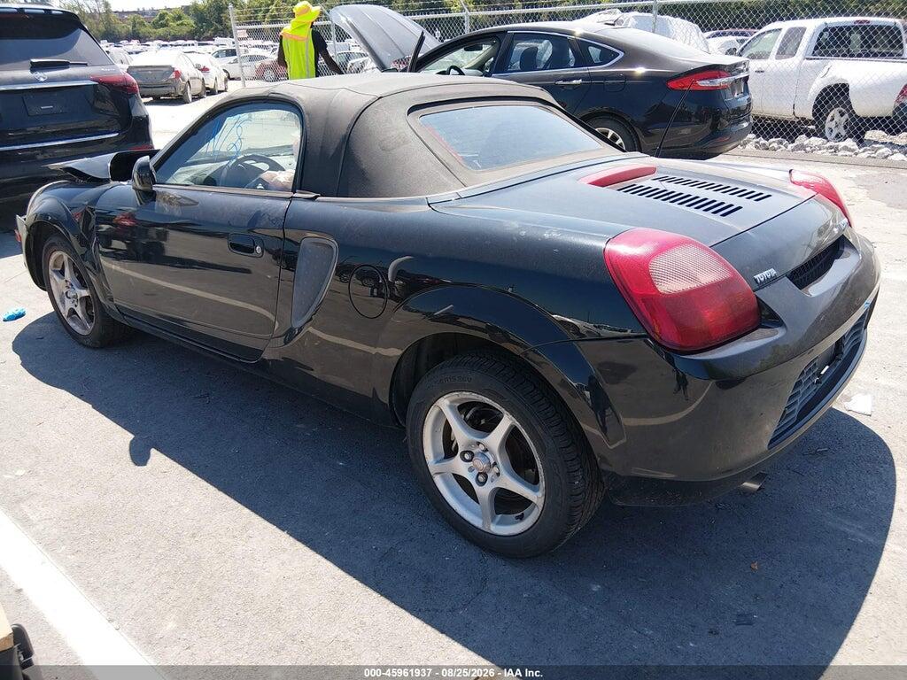 JTDFR320020041858 2002 TOYOTA MR2 SPYDER photo no. 3