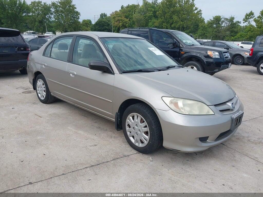 2005 HONDA CIVIC 2HGES16615H549972
