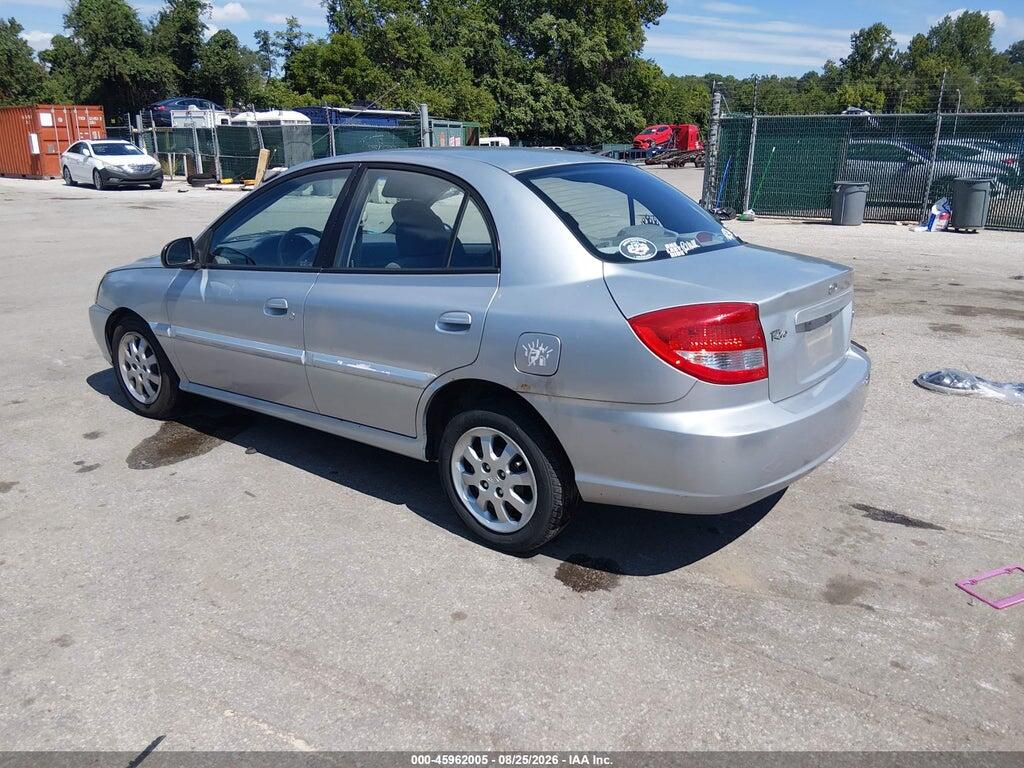KNADC125256400425 2005 KIA RIO photo no. 3