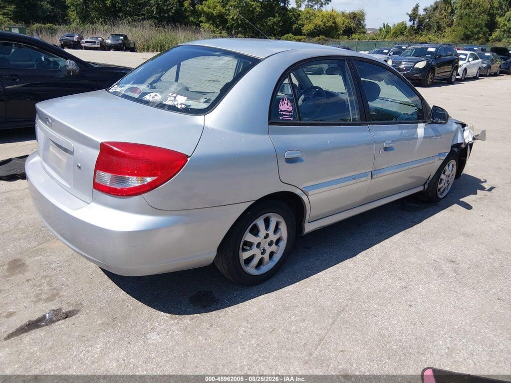 KNADC125256400425 2005 KIA RIO photo no. 4