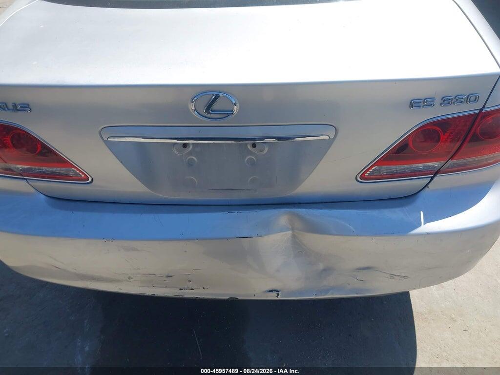 JTHBA30G655059261 2005 LEXUS ES 330 photo no. 6