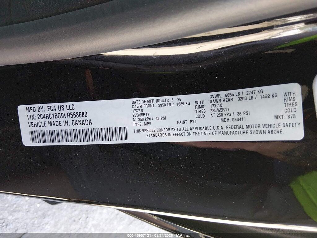 2C4RC1BG9VR568680 2027 CHRYSLER PACIFICA photo no. 9