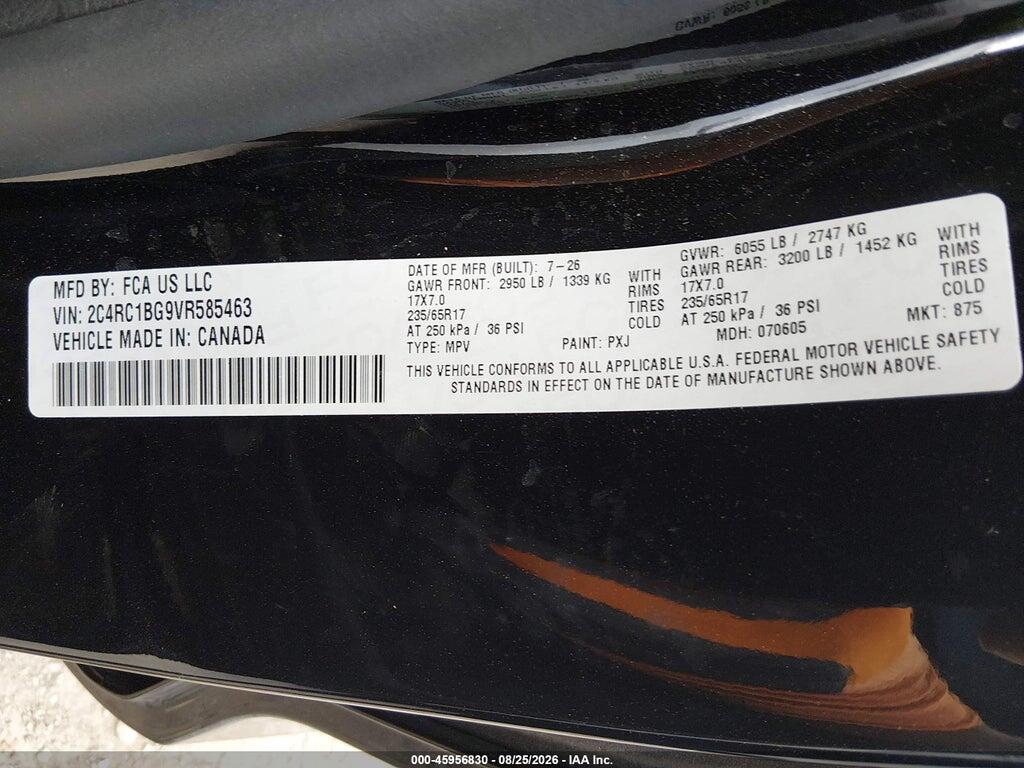 2C4RC1BG9VR585463 2027 CHRYSLER PACIFICA photo no. 9