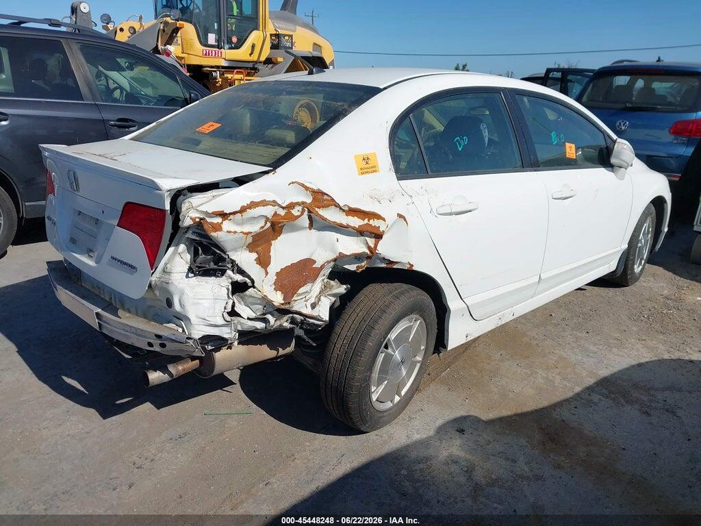 JHMFA36247S029208 2007 HONDA CIVIC HYBRID photo no. 4