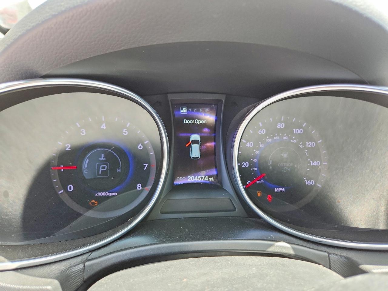 KM8SR4HF1EU077700 2014 HYUNDAI SANTA FE photo no. 9