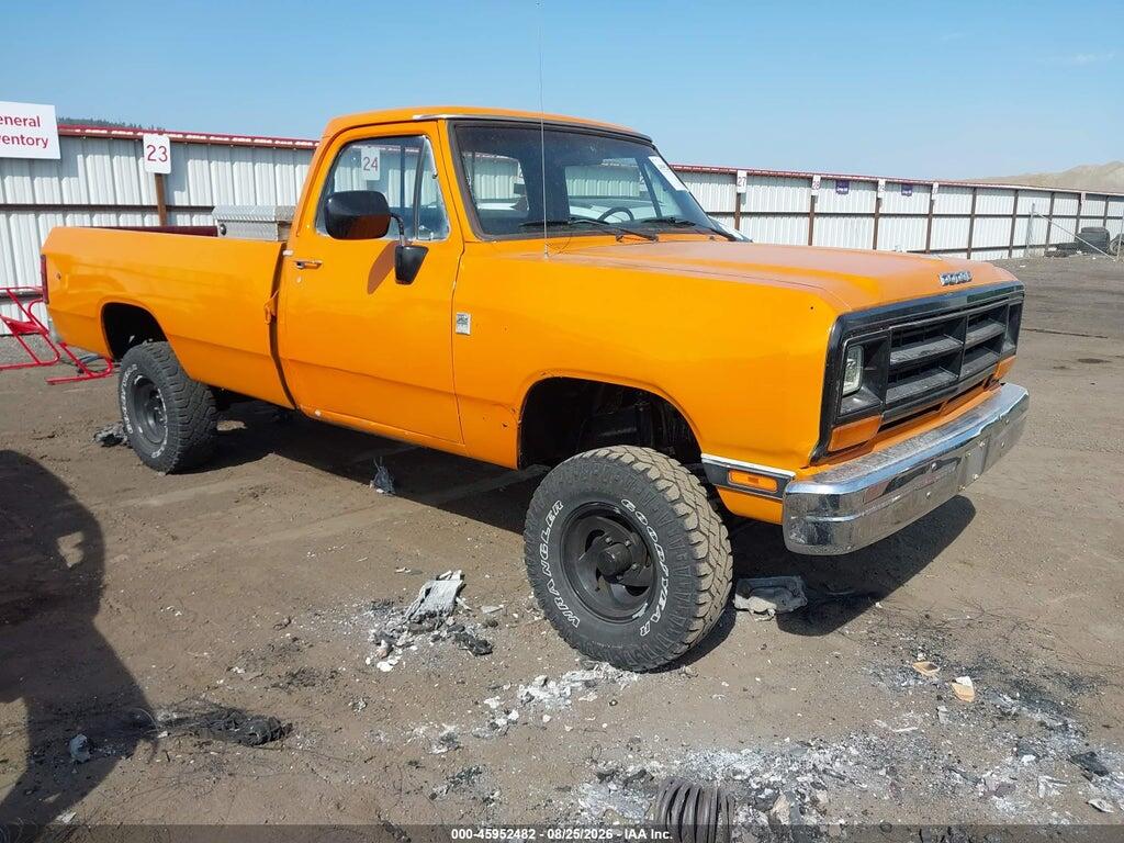 1988 DODGE W-SERIES 1B7HW14W0JS789973