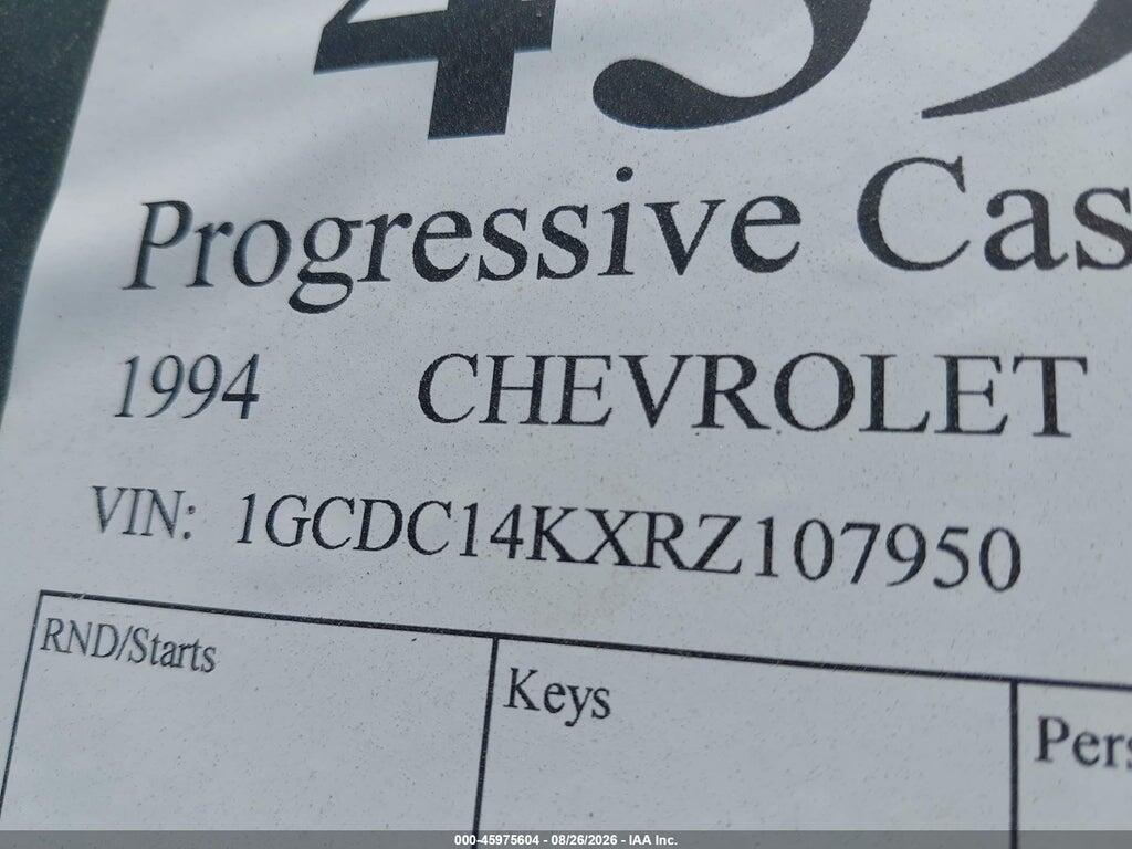 1GCDC14KXRZ107950 1994 CHEVROLET GMT-400 photo no. 9