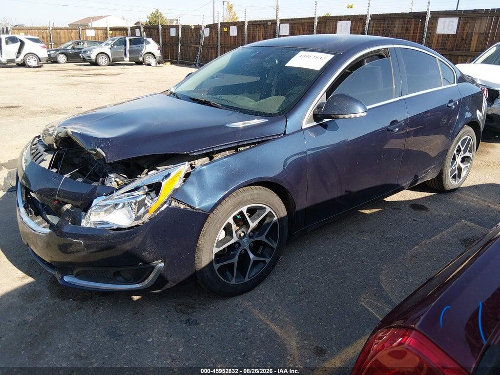 2G4GL5EX3H9145801 2017 BUICK REGAL photo no. 2