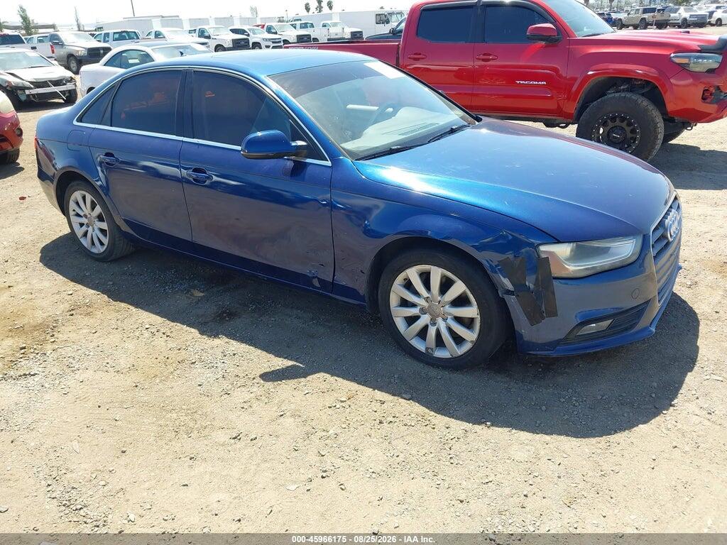 2013 AUDI A4 WAUAFAFL2DA180122