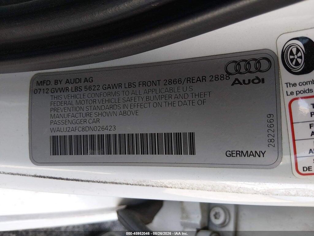WAUJ2AFC8DN026423 2013 AUDI S6 photo no. 9