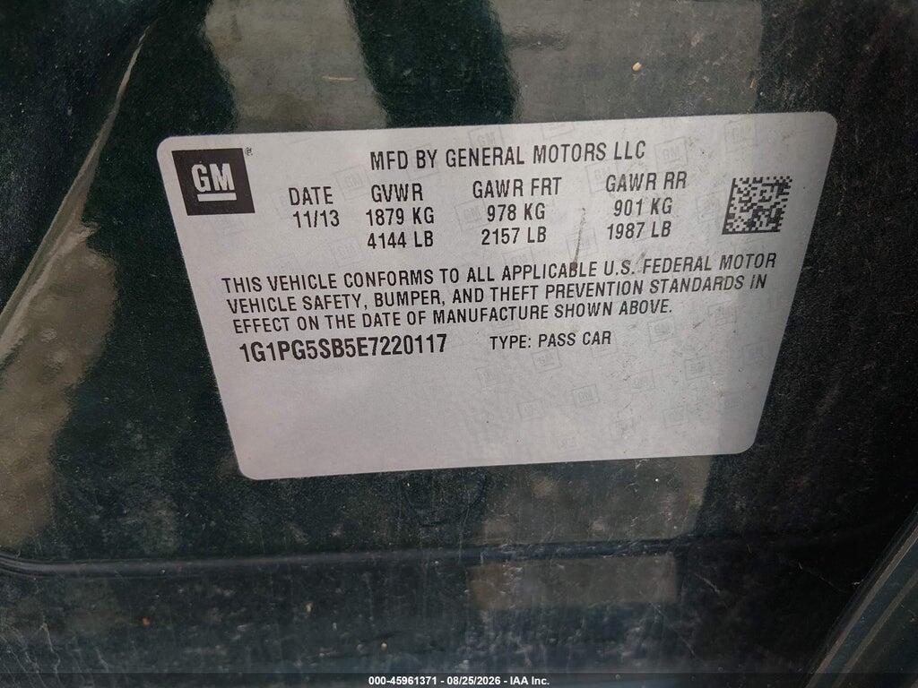 1G1PG5SB5E7220117 2014 CHEVROLET CRUZE photo no. 9