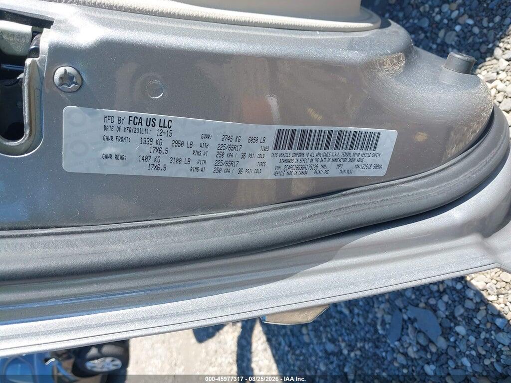 2C4RC1BG3GR175129 2016 CHRYSLER TOWN & COUNTRY photo no. 9