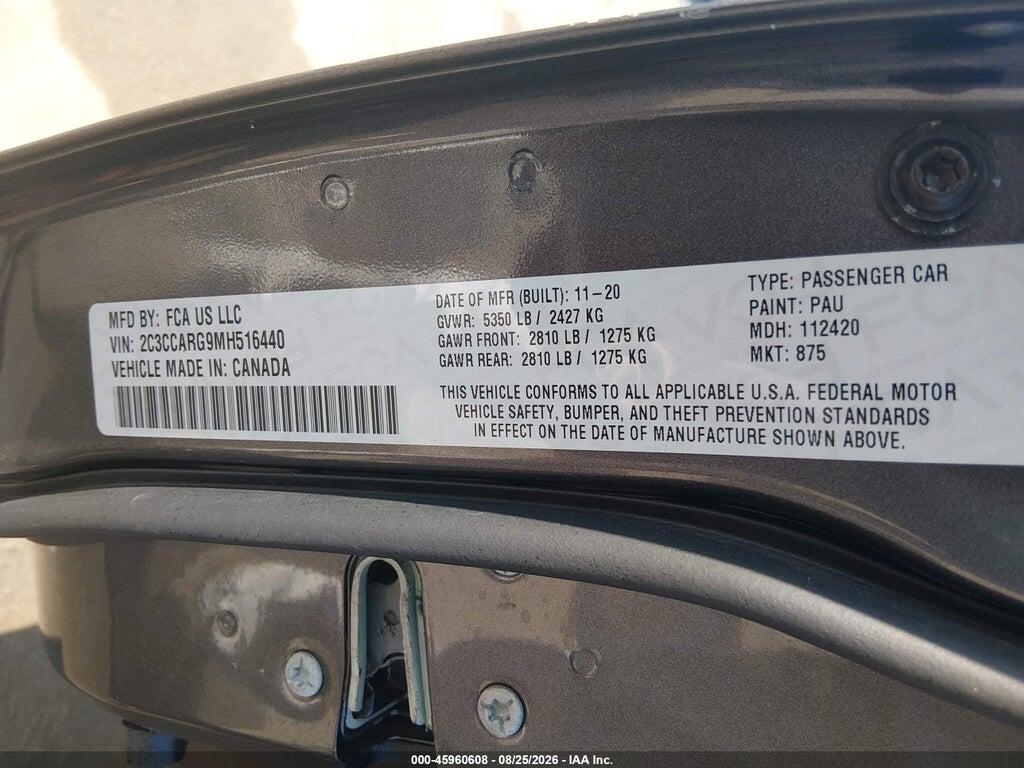 2C3CCARG9MH516440 2021 CHRYSLER 300 photo no. 9