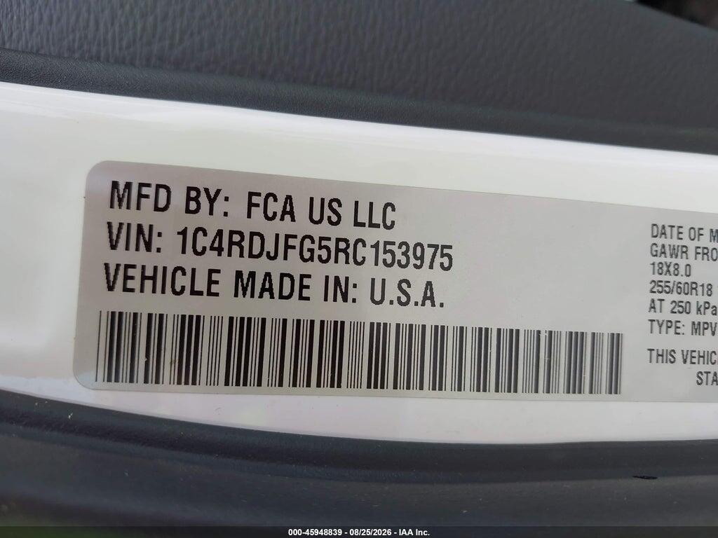 1C4RDJFG5RC153975 2024 DODGE DURANGO photo no. 4