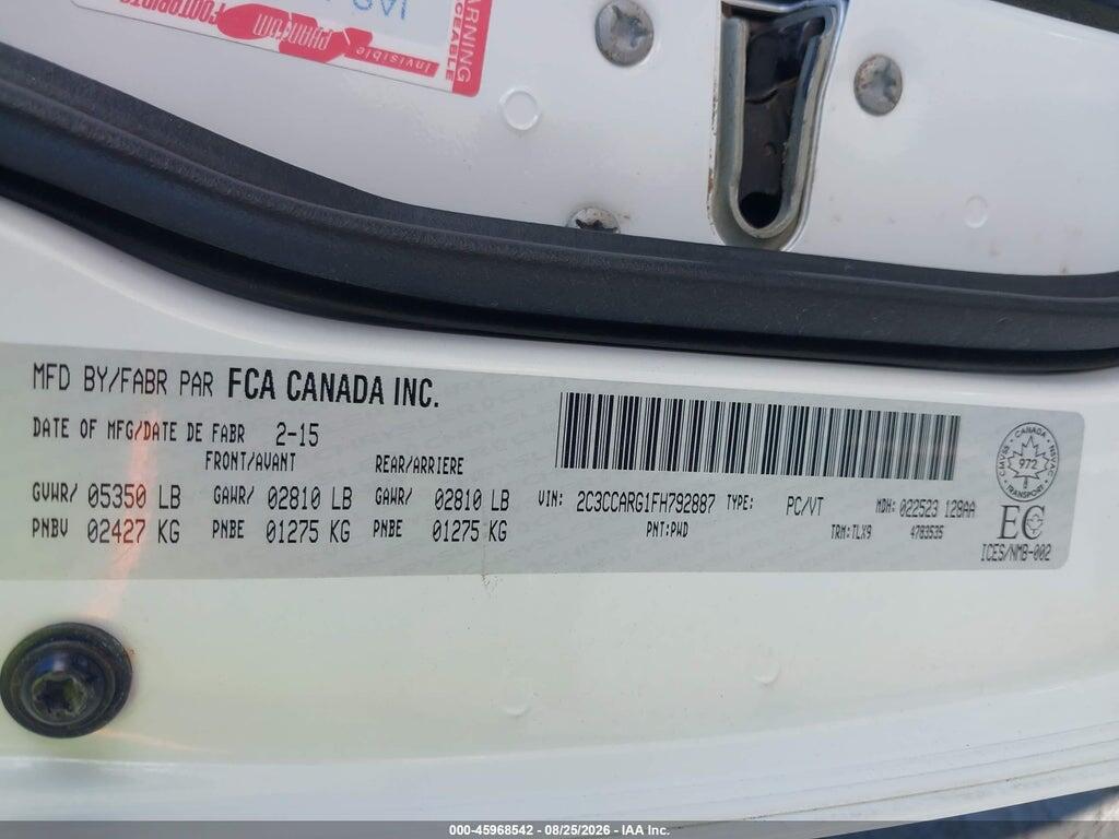 2C3CCARG1FH792887 2015 CHRYSLER 300 photo no. 9
