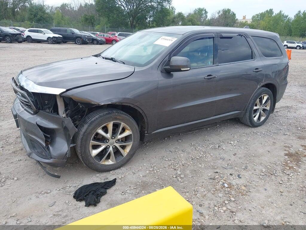 1C4SDJCT3EC593867 2014 DODGE DURANGO photo no. 2