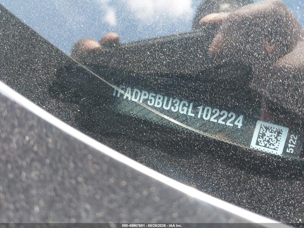 1FADP5BU3GL102224 2016 FORD C-MAX HYBRID photo no. 9