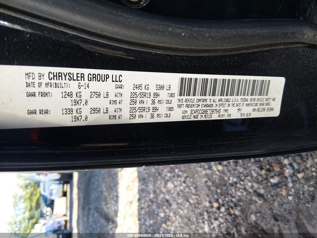 3C4PDCGB8ET287545 2014 DODGE JOURNEY photo no. 9