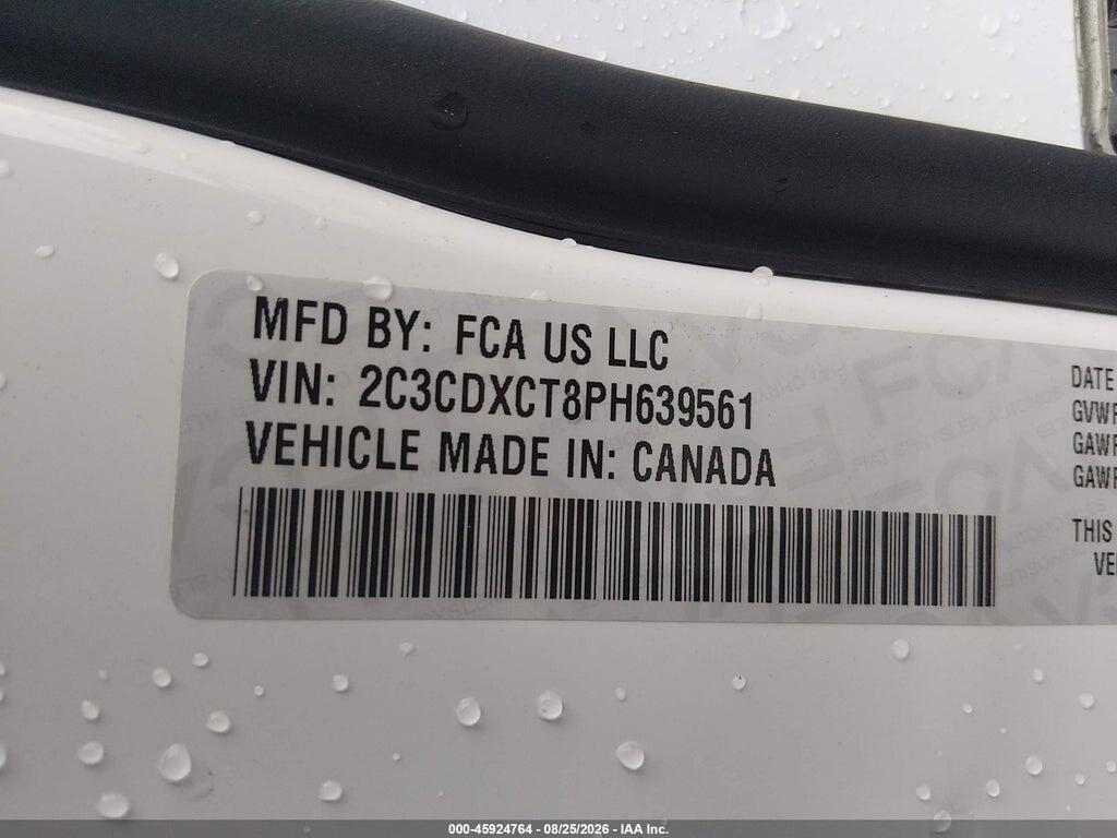 2C3CDXCT8PH639561 2023 DODGE CHARGER photo no. 9