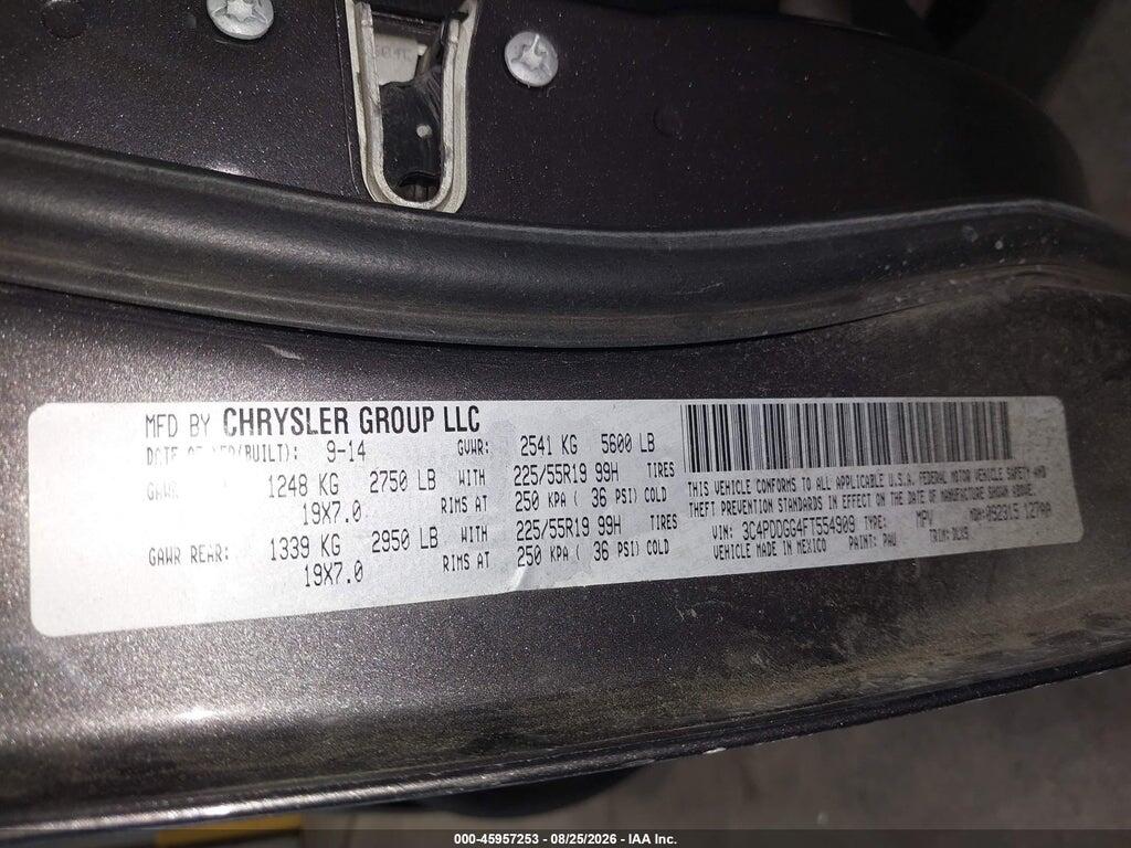 3C4PDDGG4FT554909 2015 DODGE JOURNEY photo no. 9