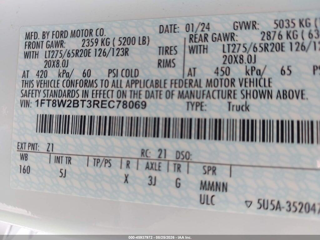 1FT8W2BT3REC78069 2024 FORD F-250 photo no. 8