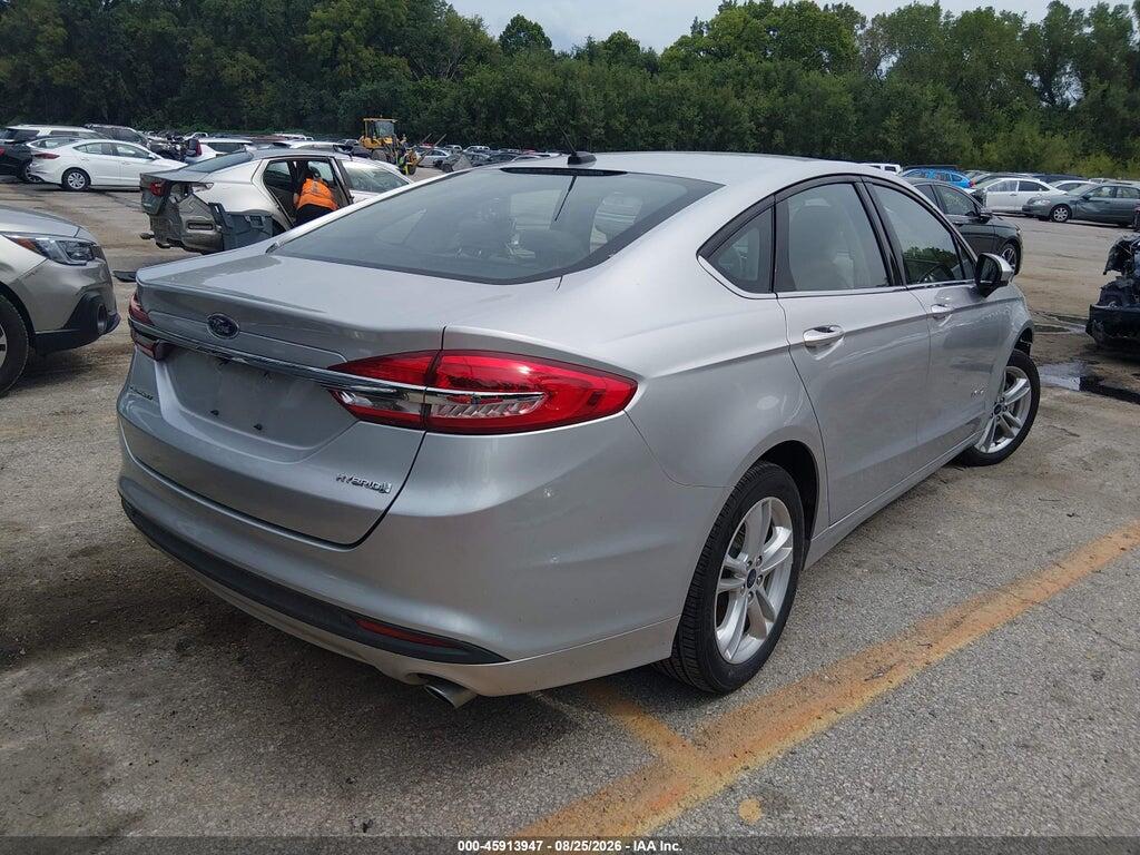 3FA6P0UU7JR122011 2018 FORD FUSION HYBRID photo no. 4