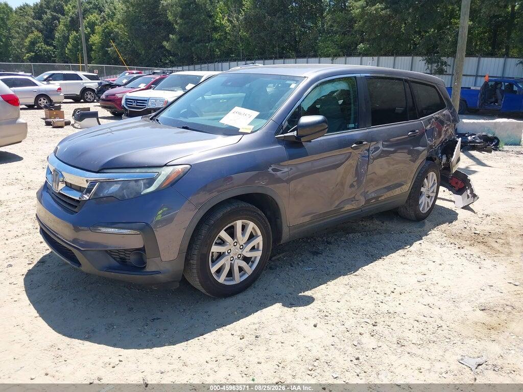 5FNYF5H11KB006745 2019 HONDA PILOT photo no. 2