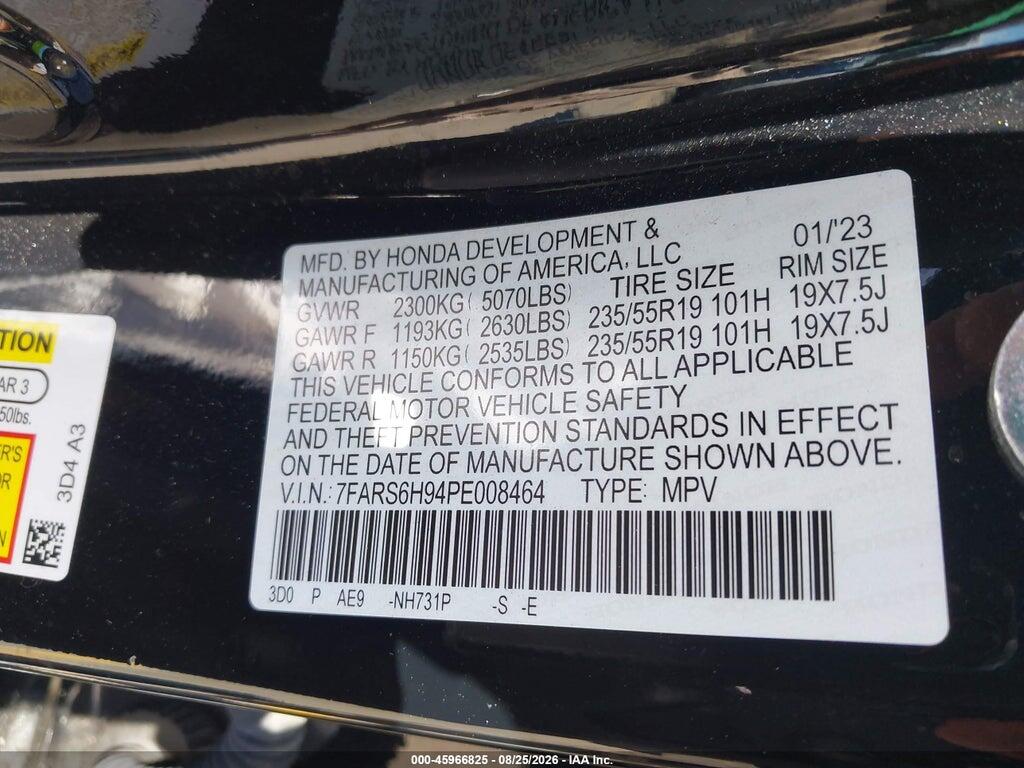 7FARS6H94PE008464 2023 HONDA CR-V HYBRID photo no. 9