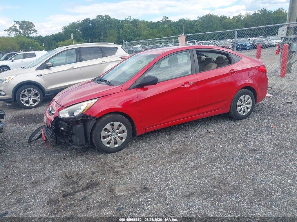 KMHCT4AE4GU115933 2016 HYUNDAI ACCENT photo no. 2