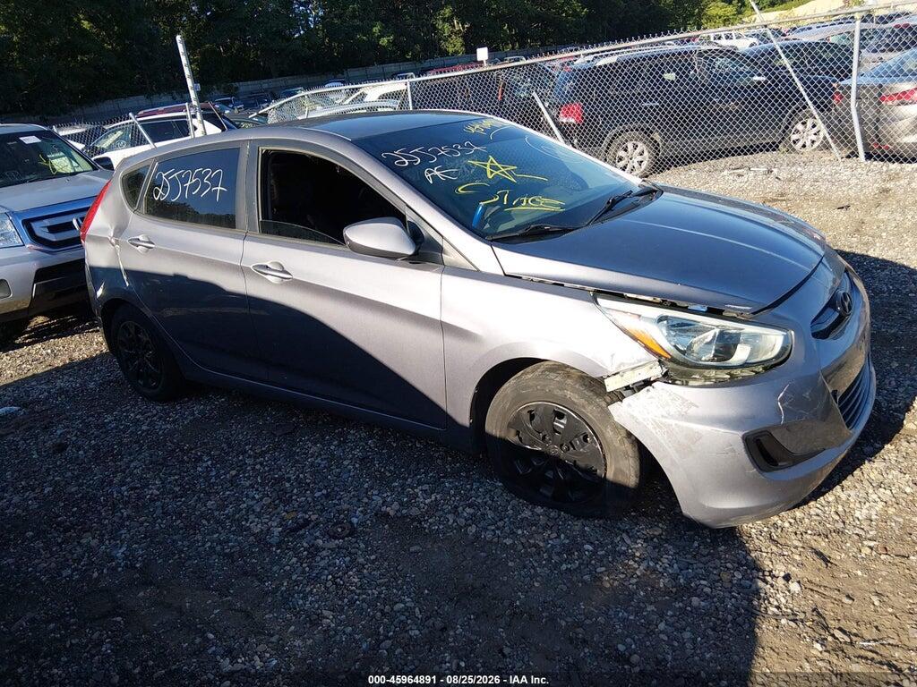 2016 HYUNDAI ACCENT KMHCT5AE0GU266550