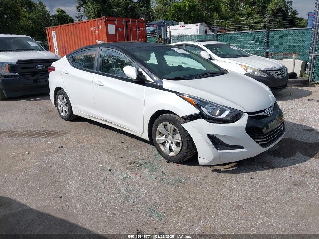 2016 HYUNDAI ELANTRA 5NPDH4AE0GH763273