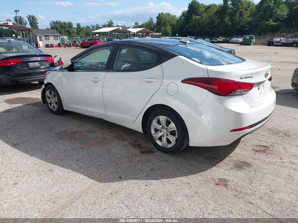 5NPDH4AE0GH763273 2016 HYUNDAI ELANTRA photo no. 3