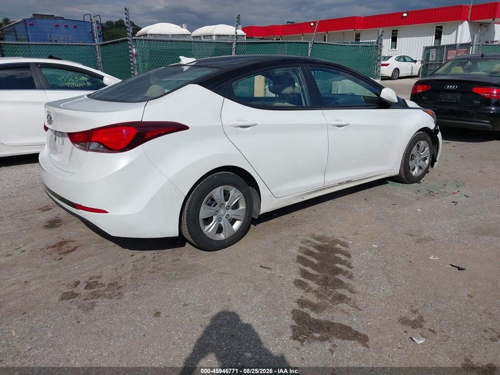 5NPDH4AE0GH763273 2016 HYUNDAI ELANTRA photo no. 4