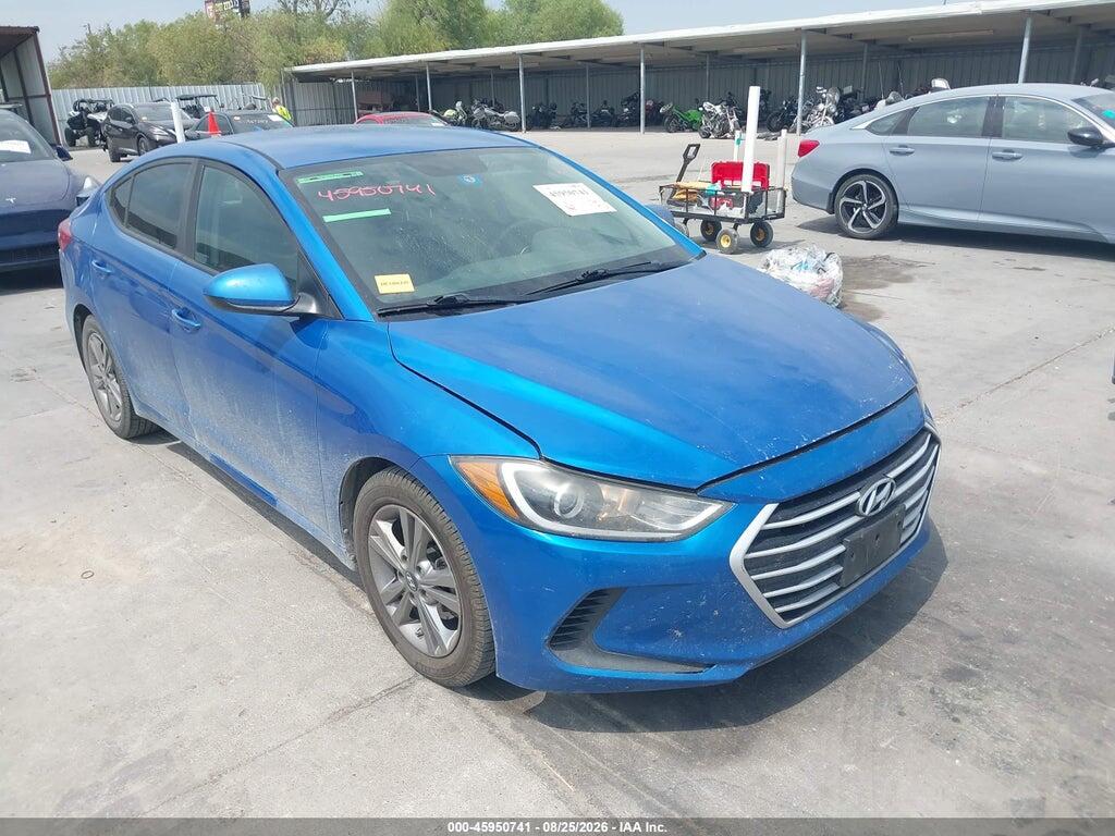2018 HYUNDAI ELANTRA KMHD84LFXJU610432