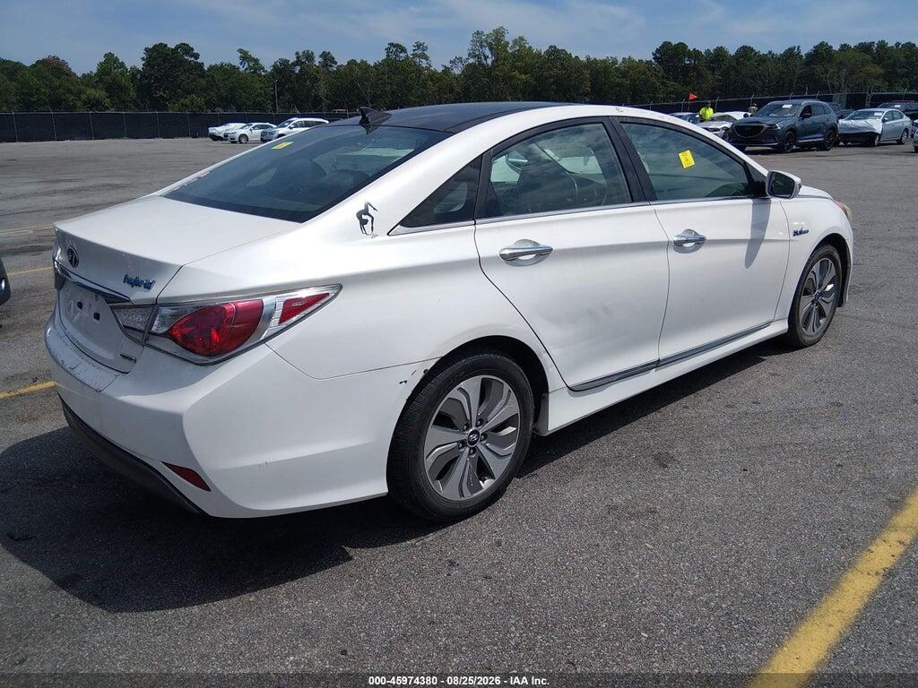 KMHEC4A49FA125292 2015 HYUNDAI SONATA HYBRID photo no. 4