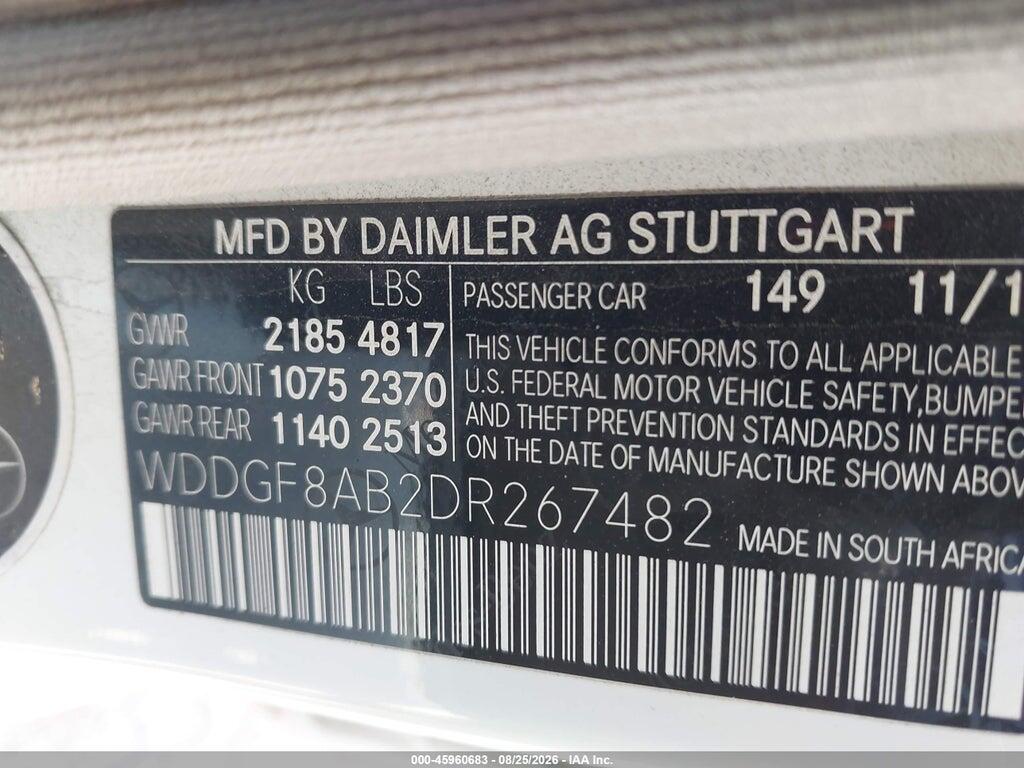 WDDGF8AB2DR267482 2013 MERCEDES-BENZ C 300 photo no. 9