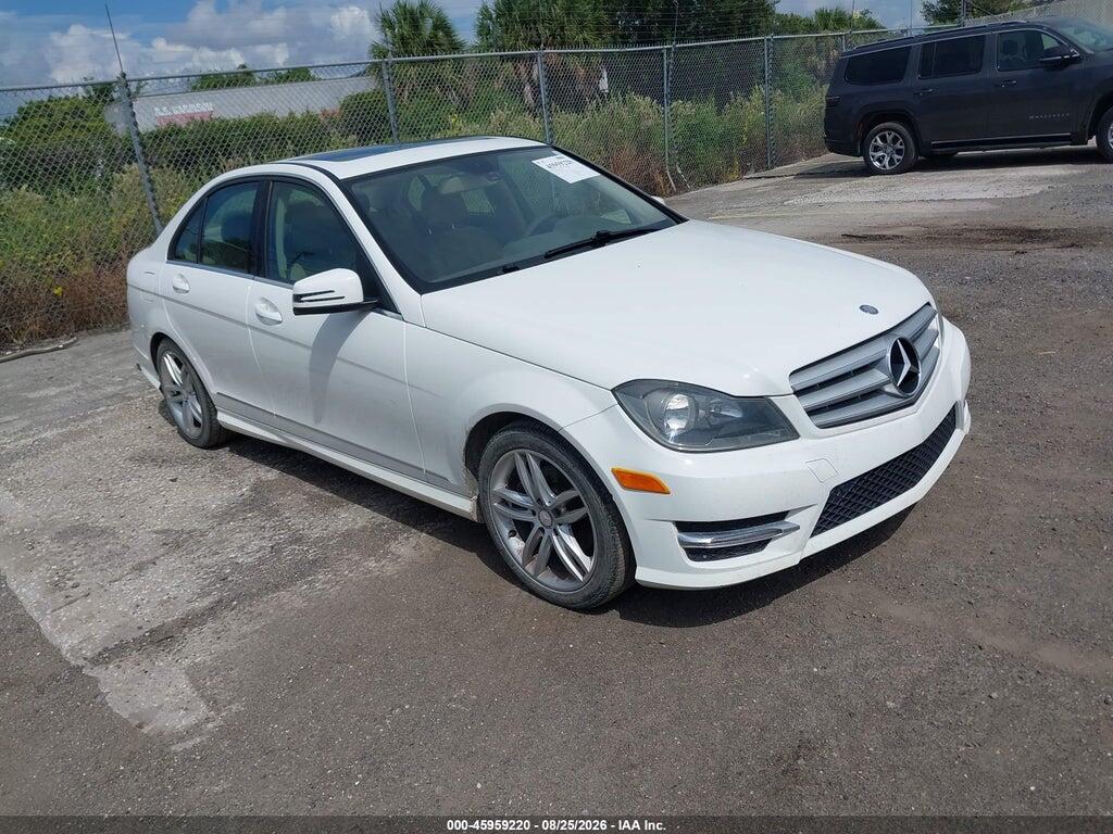 2013 MERCEDES-BENZ C 250 WDDGF4HB3DA830083
