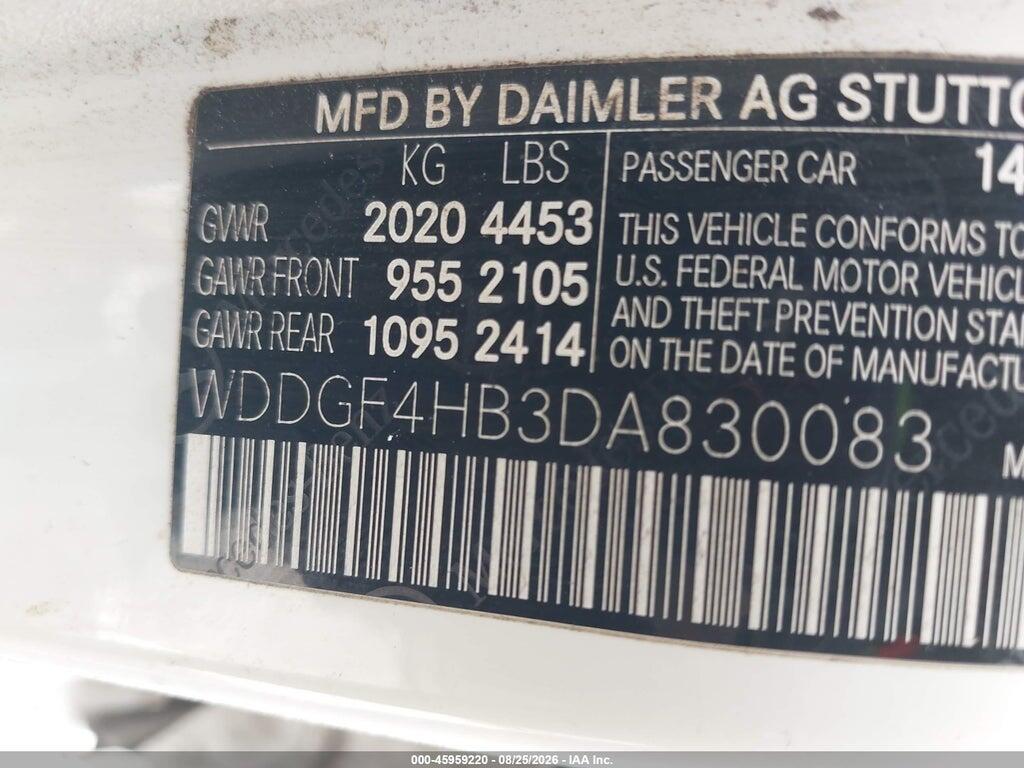 WDDGF4HB3DA830083 2013 MERCEDES-BENZ C 250 photo no. 9