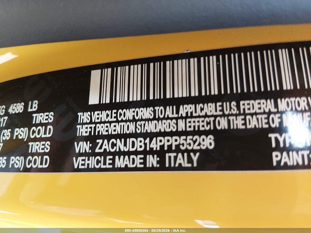 ZACNJDB14PPP55296 2023 JEEP RENEGADE photo no. 9