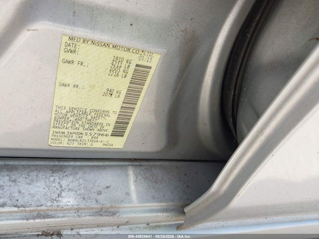 1N4AL3AP0DN557966 2013 NISSAN ALTIMA photo no. 9