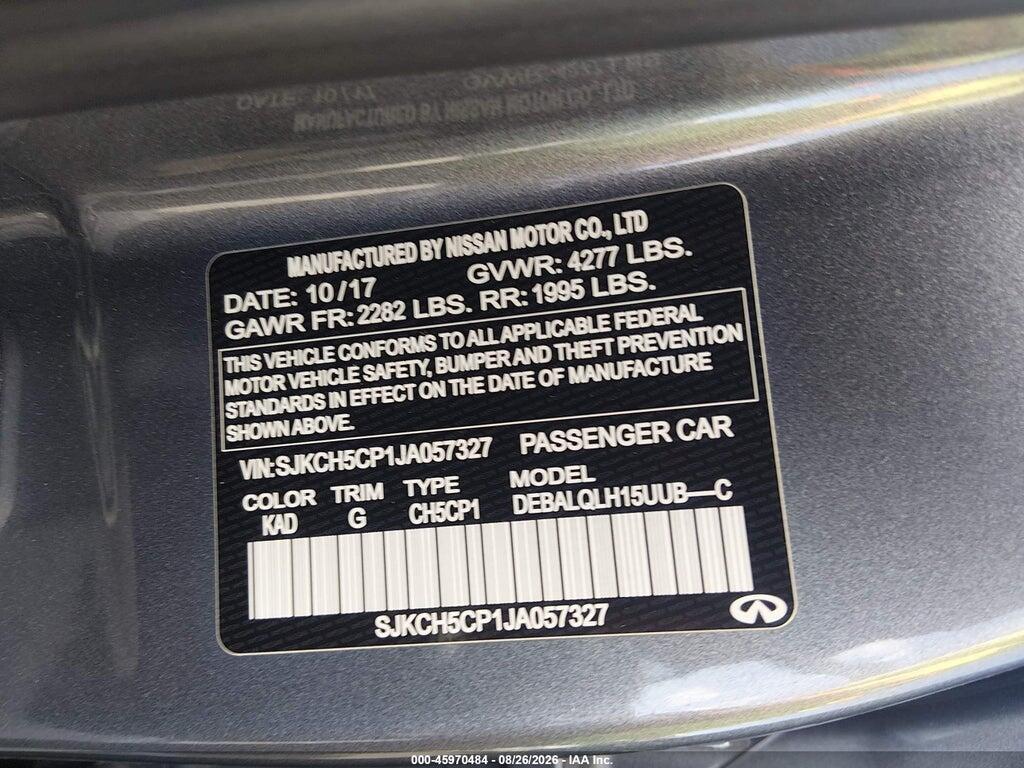 SJKCH5CP1JA057327 2018 INFINITI QX30 photo no. 9