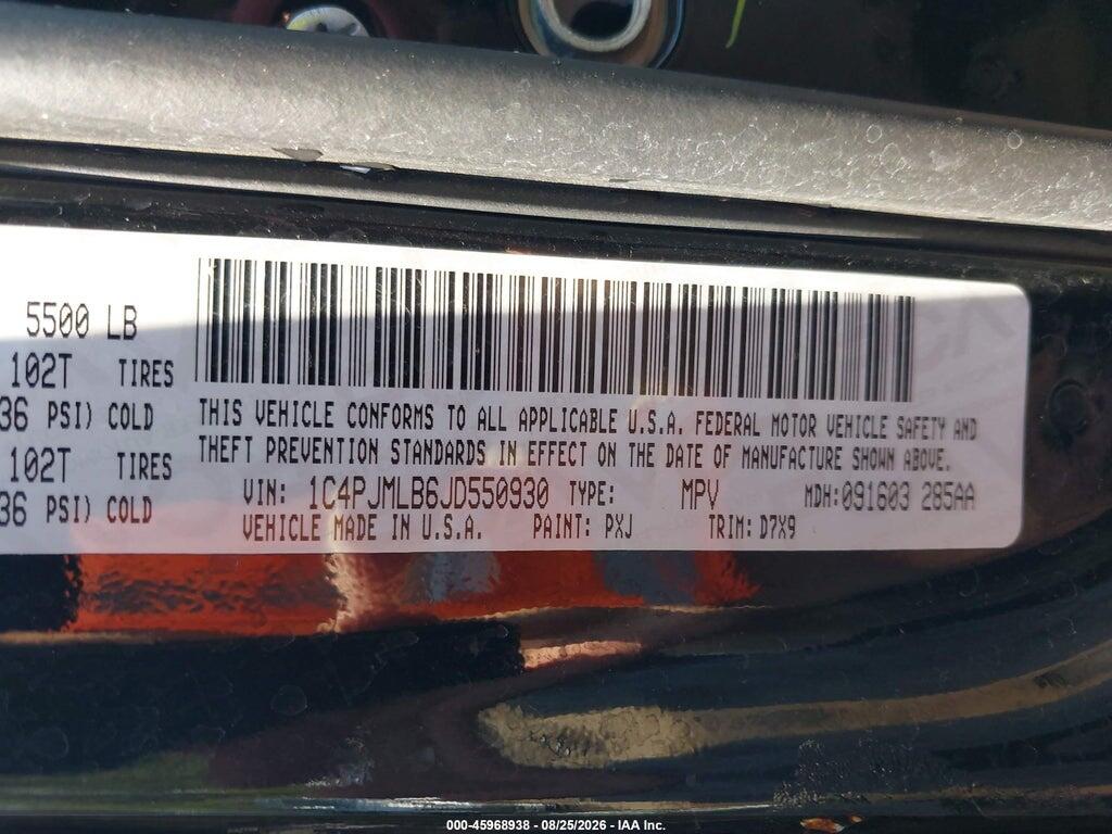 1C4PJMLB6JD550930 2018 JEEP CHEROKEE photo no. 9