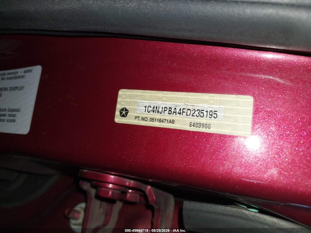 1C4NJPBA4FD235195 2015 JEEP PATRIOT photo no. 9