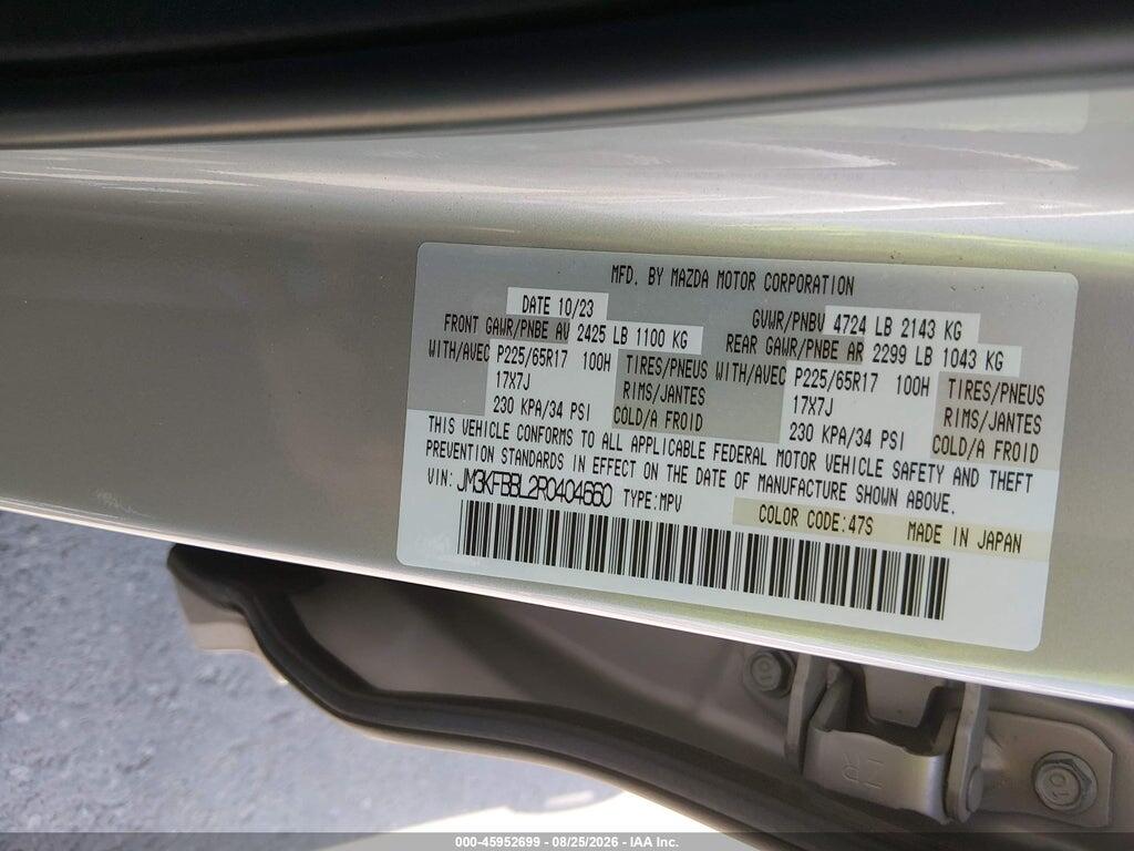 JM3KFBBL2R0404660 2024 MAZDA CX-5 photo no. 9