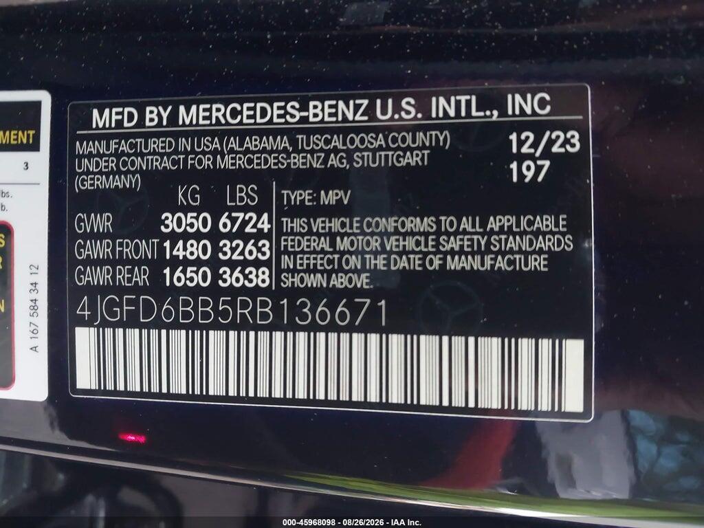 4JGFD6BB5RB136671 2024 MERCEDES-BENZ AMG GLE 53 COUPE photo no. 9