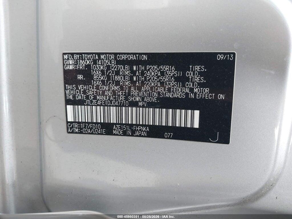 JTLZE4FE1DJ047710 2013 SCION XB photo no. 9
