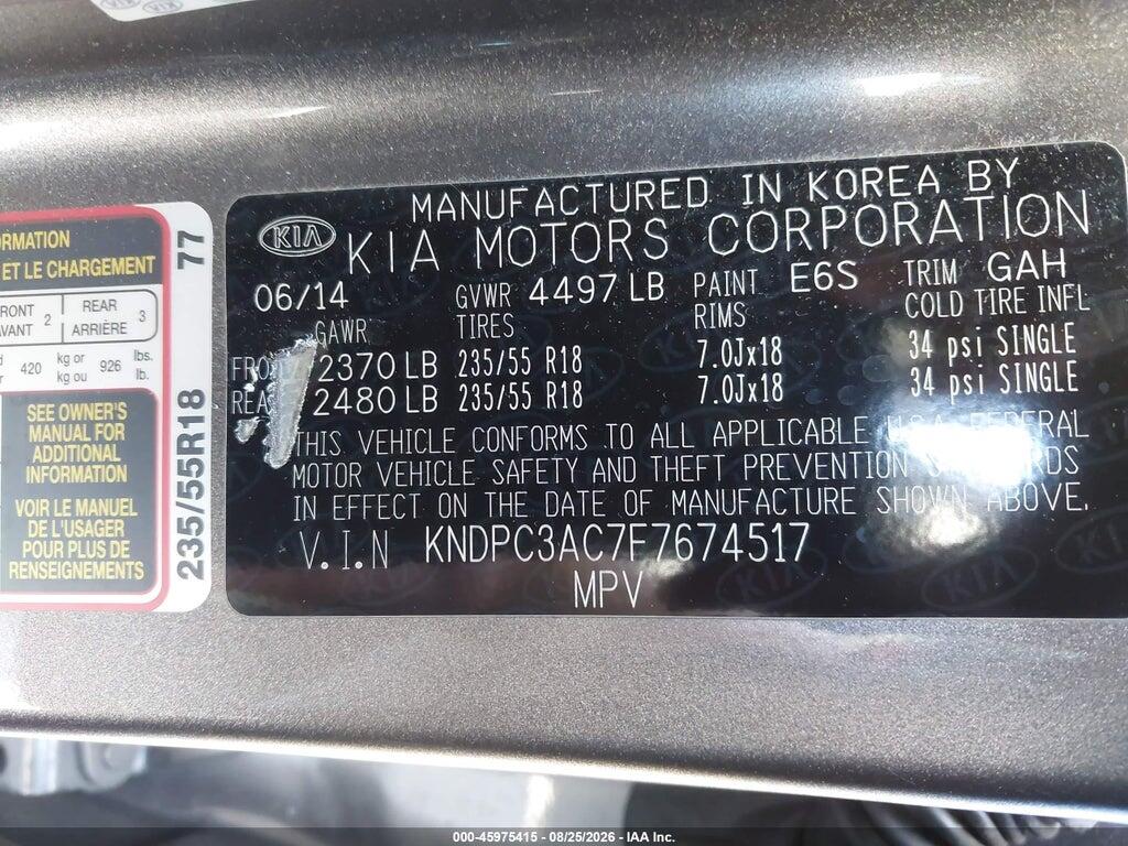 KNDPC3AC7F7674517 2015 KIA SPORTAGE photo no. 9