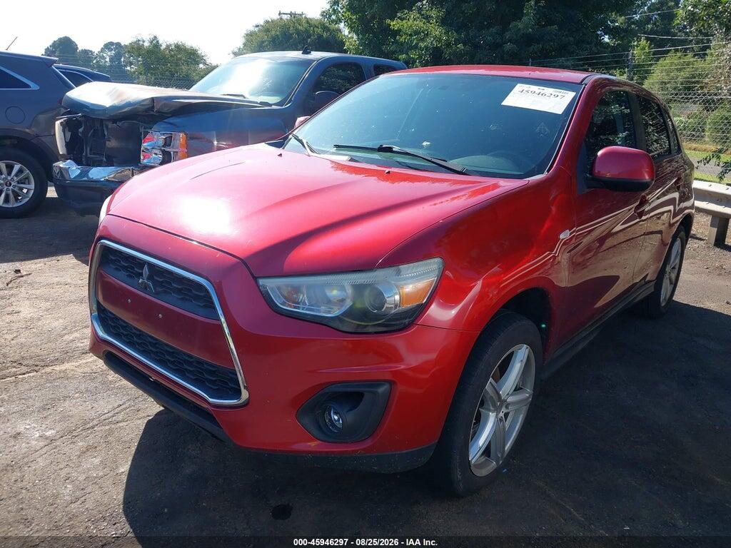 4A4AR3AUXEE024984 2014 MITSUBISHI OUTLANDER SPORT photo no. 2